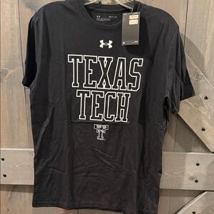 Under Armour Black Texas Tech Short Sleeve Tee